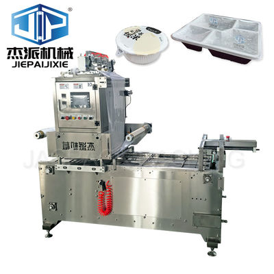 কেনা 2200*920*1700mm স্টেইনলেস স্টীল ভ্যাকুয়াম ট্রে সিলিং মেশিন 1000trays / ঘন্টা সিলিং গতি সঙ্গে online manufacture